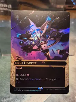 R 0018 High Market FOIL STELLAR SIGHTS BORDERLESS Edge of Eternities MTG Card - Image 1