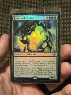 Famished Worldsire Edge of Eternities Foil MTG 182 - Image 1