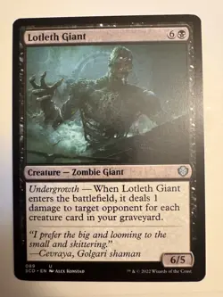 Lotleth Giant [Starter Commander Decks] Magic MTG - Image 1