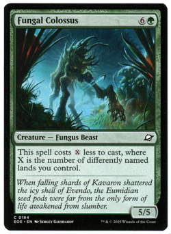 Fungal Colossus - 0184 - Edge of Eternities - MTG - NM Ships Now - Image 1