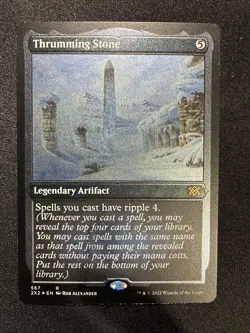 MTG - Thrumming Stone (Foil Etched) Double Masters 2022 - LP - Image 1