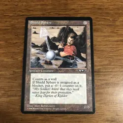 Shield Sphere Alliances MTG Magic the Gathering - Image 1
