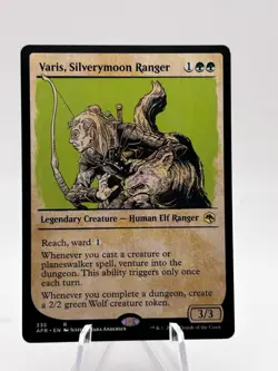 Varis, Silverymoon Ranger 335 Showcase Adventures Forgotten Realms AFR MTG NM - Image 1