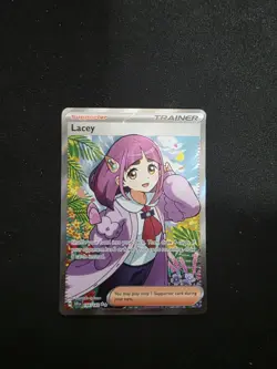 LACEY - 166/142 - STELLAR CROWN - TRAINER - POKEMON CARD - Image 1