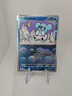 Cubchoo Pokeball Reverse Holo NM English Black Bolt White Flare Pokemon TCG - Image 1