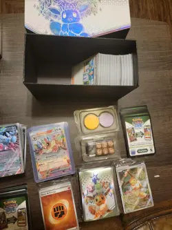 Pokemon Prismatic Evolutions Empty ETB Box With Accessories (No Packs) Lot of 2 - Image 2