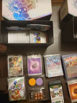 Pokemon Prismatic Evolutions Empty ETB Box With Accessories (No Packs) Lot of 2 - Image 3