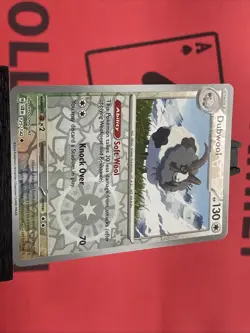 Dubwool 125/142 Sv07: Stellar Crown Reverse Holo Uncommon Pokemon TCG 2024 NM - Image 4