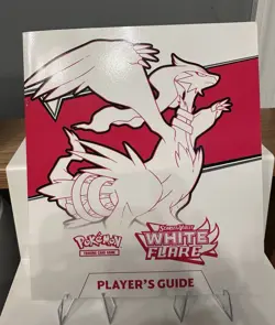 White Flare ETB Player's Guide Booklet Pokemon TCG NEW - Image 1