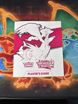 White Flare ETB Player's Guide Booklet Pokemon TCG NEW - Image 1