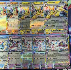 2025 Pokemon TCG Prismatic Eeveelutions Double Rare Lot of 16 Cards NM-Mint - Image 4