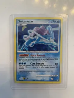 Suicune 19/132 Cracked Ice Holo Rare Pokemon Card Secret Wonders - Image 1
