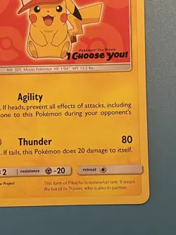 Pokemon Ash’s Pikachu. Sun And Moon Promo. SM109 - Image 4