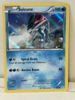 Suicune 30/30 Holo XY Trainer Kit: Pikachu Libre & Suicune NM Pokemon TCG - Image 1