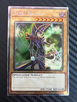 Yugioh Dark Magician (7th artwork) RA04-EN106 Platinum Secret Rare 1st Ed NM - Image 1