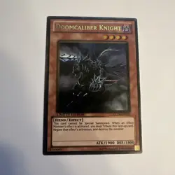 YuGiOh Doomcaliber Knight GLD4-EN023 Gold Series Limited Edition - Image 1