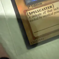 Yugioh! Mystical Elf LOB-062 Super Rare 1st Edition - Image 5