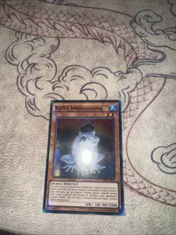 Yugioh Italian Dupe Frog OP03-EN005 Super Rare Vlp - Image 1