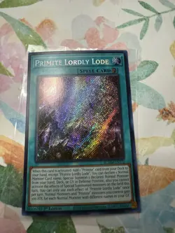 Primite Lordly Lode BLMM-EN172 1st Edition Secret Yugioh NM - Image 1