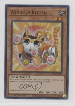 Wind-Up Kitten 1st Ed. YuGiOh Maze of Memories #MAZE-EN041 4s2 - Image 1