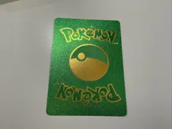 Pikachu Mega Rayquaza Tag Cosplay Green Foil Fan Art Display Card - Image 2
