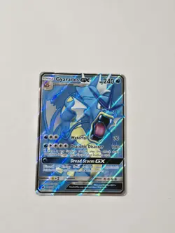 POKEMON TCG GYARADOS GX ULTRA RARE SUN & MOON CRIMSON INVASION 101/111 - Image 1