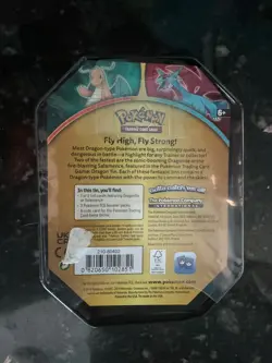 Sealed Pokemon Salamence/Dragonite Tin. 3 Booster Packs. - Image 2
