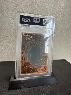 PSA 9 Gaia the Dragon Champion LOB-125 Ultra Reverse Foil DOUBLE Error Yugioh - Image 5