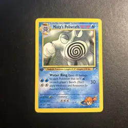 Misty's Poliwrath 31/132 Gym Heroes Unlimited Pokemon Card Rare Lightly Played - Image 1