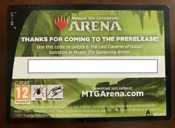 MAGIC MTGA MTG ARENA CODE CARD LOST CAVERNS OF IXALAN 6 BOOSTER PACKS PRERELEASE - Image 1