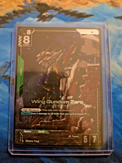 Wing Gundam Zero GD01-024 LR+ Alt Art GUNDAM TCG CARD ENGLISH NEWTYPE RISING -NM - Image 2