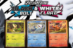 3 Card Set | Pokemon Black Bolt & White Flare Poster Collection | Holo Promos NM - Image 1