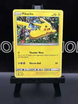 Pokemon Card Pikachu SM04 Black Star Promo HOLO NM - Image 2