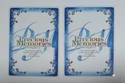 Sakura Kyoko Madoka Magica Precious Memories Trading Card 5 Set Of 2 Pieces - Image 2