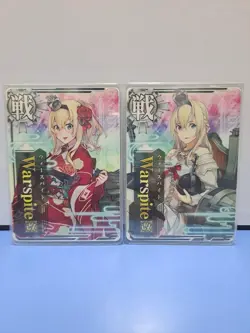 Kancolle Arcade Warspite Card Set Of 2 - Image 1