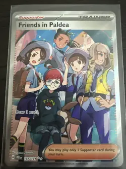 Friends in Paldea 137/131 Full Art Trainer Prismatic Evolutions Pokemon Card NM - Image 1
