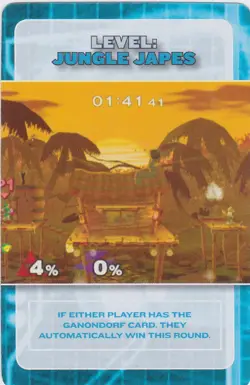 Jungle Japes - 2001 Super Smash Bros. Melee Battle Card Magazine Exclusive - Image 1