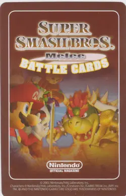 Jungle Japes - 2001 Super Smash Bros. Melee Battle Card Magazine Exclusive - Image 2