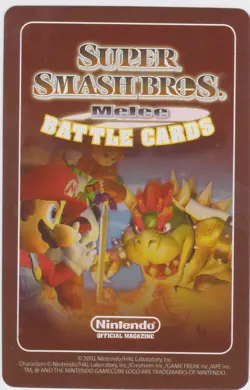 Great Bay - 2001 Super Smash Bros. Melee Battle Card Magazine Exclusive - Image 2