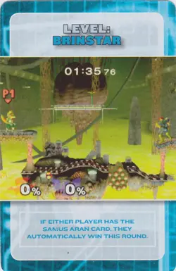 Brinstar - 2001 Super Smash Bros. Melee Battle Card Magazine Exclusive - Image 1