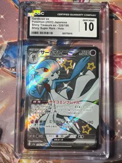 CGC 10 Gardevoir ex Holo 328/190 SSR Shiny Treasure ex Japanese Pokemon Card - Image 2