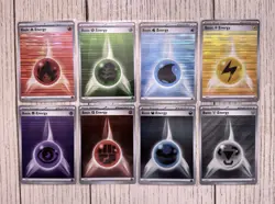 Pokemon TCG - NM Full Holo Energy Set x8 Card Lot (Black Bolt / White Flare) - Image 1