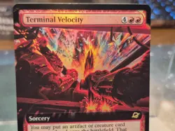 R 0338 Terminal Velocity EXTENDED ART FOIL Rare Edge of Eternities MTG EOE - Image 2