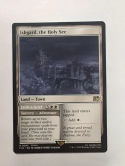 Ishgard, the Holy See - MTG Final Fantasy Regular R FIN 283 Sorcery Land - Image 1