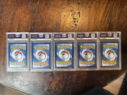 Pokemon Card Lot of 5 PSA Graded Cards All PSA 10 - Image 2