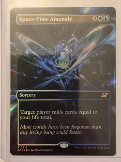 MTG Space-Time Anomaly 0315 Foil Borderless Rare Edge Of Eternities NM/MT - Image 1