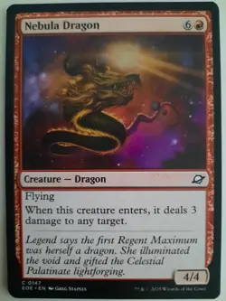 Nebula Dragon #0147 Edge of Eternities MTG Magic NM X 4 copies - Image 1