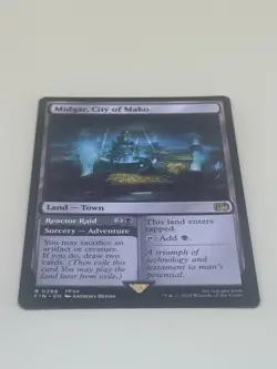 MTG - Midgar, City of Mako - Rare Regular #286 - Final Fantasy NM - Image 3