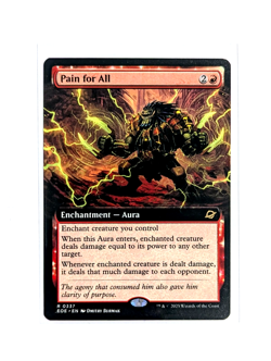 Pain for All R 0337 Extended Art Regular MTG Edge Of Eternities EOE EN NM/M - Image 1