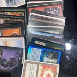 Mtg Magic The Gathering Vintage Lot Holos All Old Cards 115 Cards Rares - Image 2